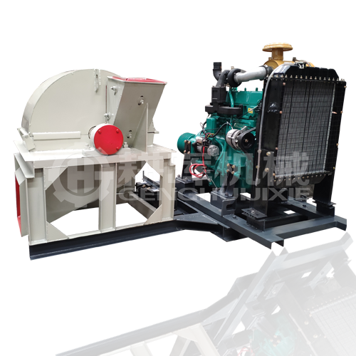 中型柴油機樹枝粉碎機燒油的菇木粉碎機GH800柴油