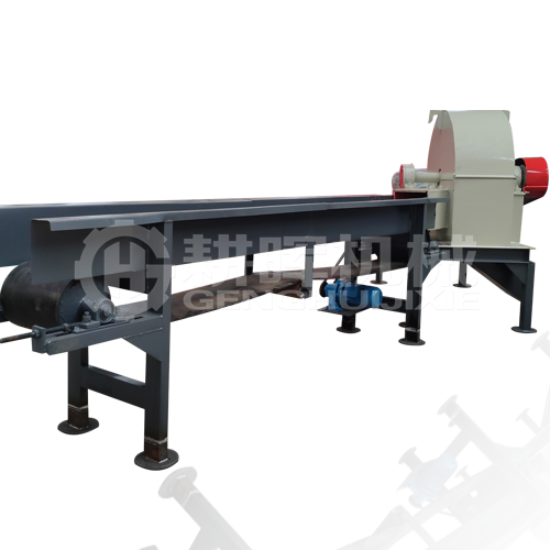 輸送機進料菇木粉碎機全自動木削粉碎機GH800