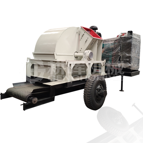 1500型移動(dòng)木材粉碎車(chē)330馬力柴油機(jī)自發(fā)電GH1500移