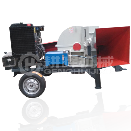 5CM以內(nèi)細料專用食用菌鋸末機GH800移動碎枝木削機