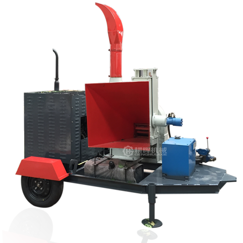 盤式園林樹枝粉碎機輪式園林樹枝粉碎機