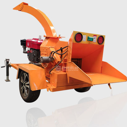 小型強(qiáng)制進(jìn)料樹(shù)枝粉碎機(jī)小型移動(dòng)式自動(dòng)喂料碎