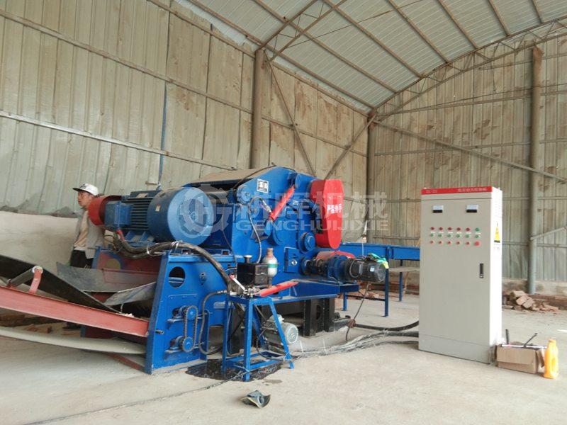 新鮮樹枝粉碎生產線