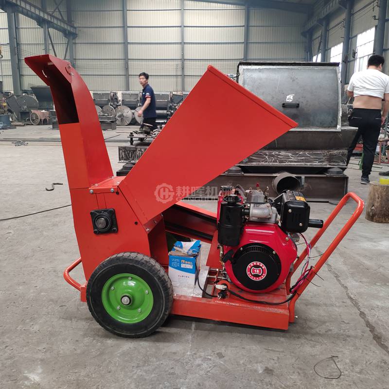 小型手推式碎枝機小型柴油機碎枝機園林碎枝機