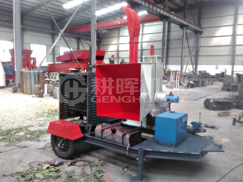 盤式園林樹枝粉碎機移動式園林樹枝粉碎機