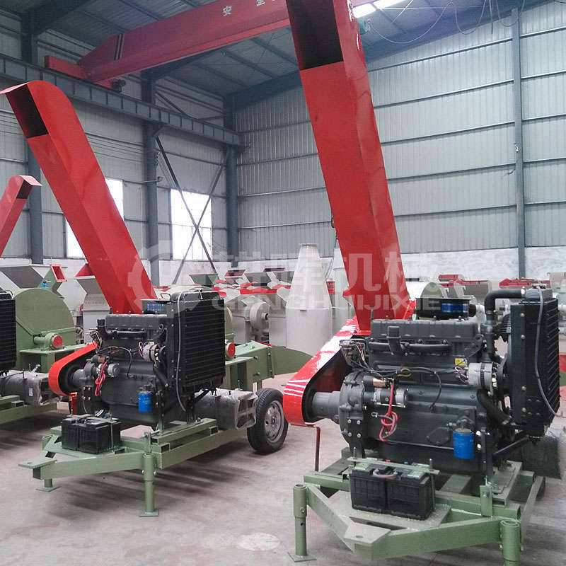 GH1000型移動柴油木片機大型移動柴油木片機