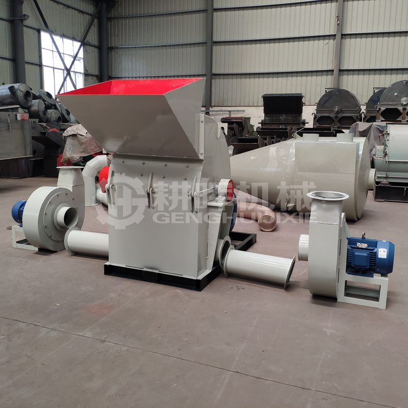 高產量鋸末粉碎機雙風機鋸末機