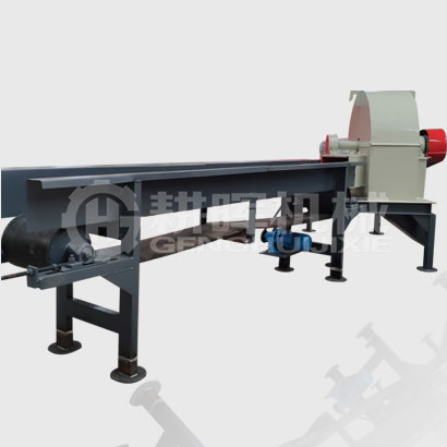 輸送機(jī)進(jìn)料菇木粉碎機(jī)全自動(dòng)木削粉碎機(jī)GH800