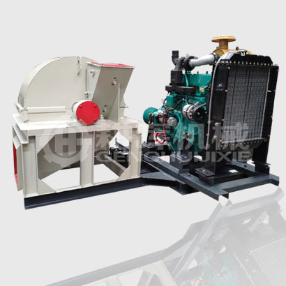 中型柴油機(jī)樹(shù)枝粉碎機(jī)燒油的菇木粉碎機(jī)GH800柴油