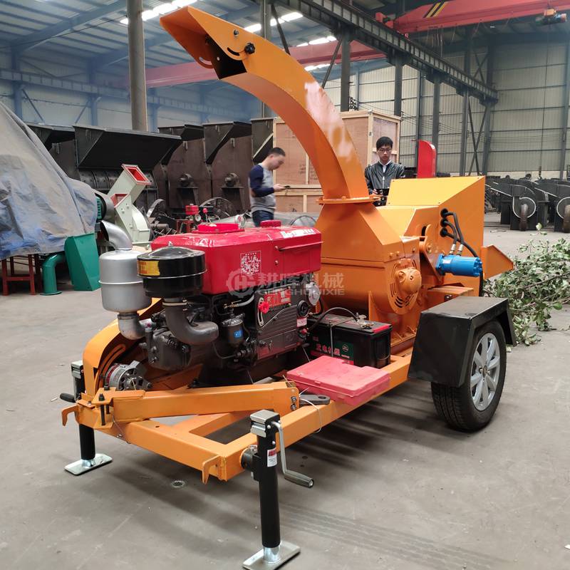 小型移動碎木機視頻現場