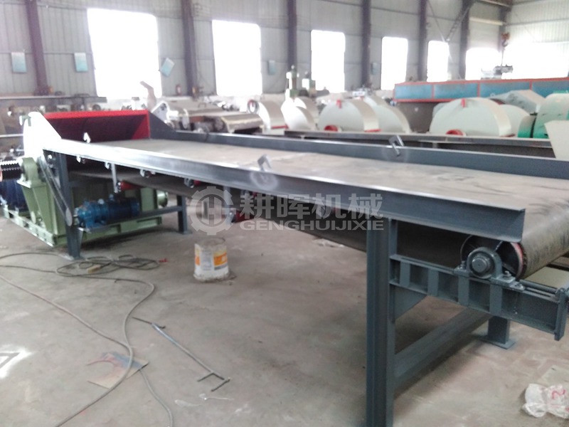 加重型木板粉碎機輸送機進料木托盤粉沫機