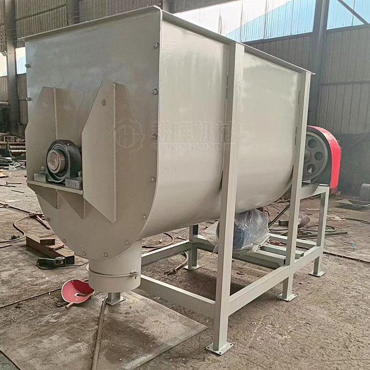 臥式雙軸攪拌機(jī) 防火涂料混合機(jī) 飼料攪拌機(jī) 干